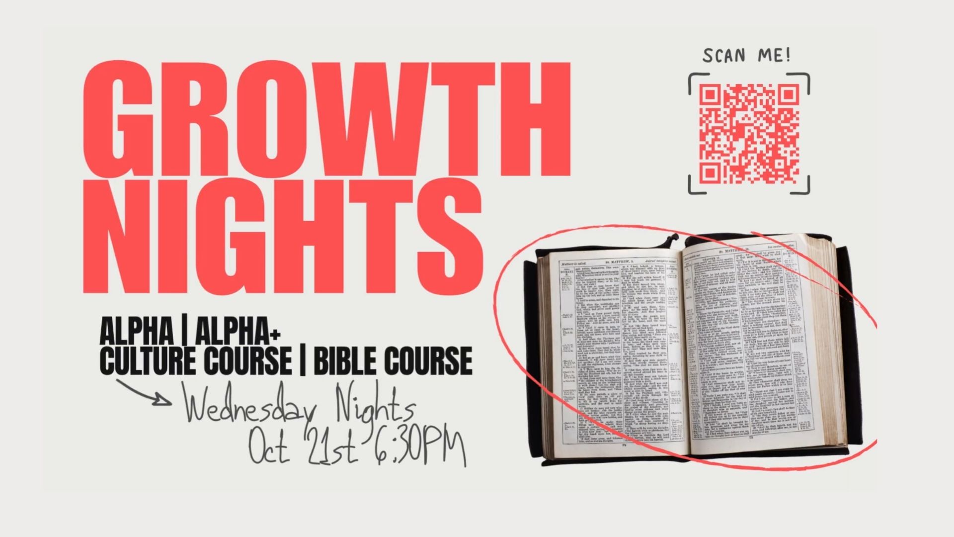 Growth Nights Term 4