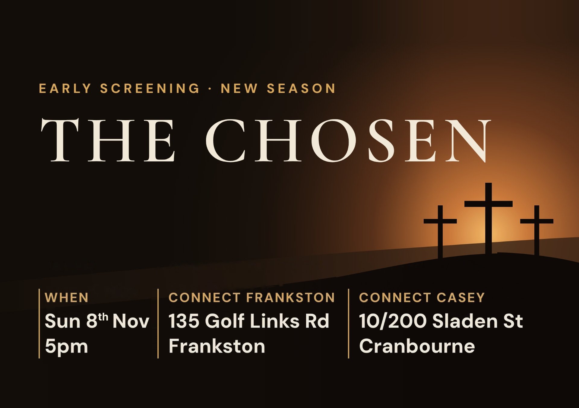 The Chosen - Early Screening